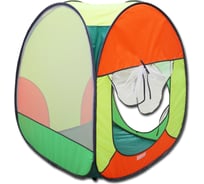 Палатка BELON familia 4 грани квадрат, зеленый/оранж/лимон/салатовый, 75x75x90 см ПИ-004К-СТ1