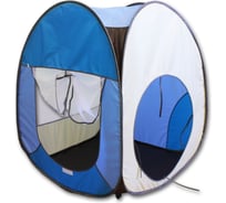 Палатка BELON familia 4 грани квадрат, коричневый/яркий голубой/голубой/бежевый ПИ-004К-СТ4