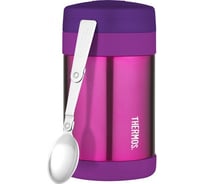 Детский термос для еды THERMOS F3024PU Stainless Steel с ложкой, фиолетовый 656704
