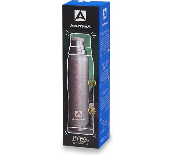 Термос с узким горлом Арктика американский дизайн 106-1200-SR