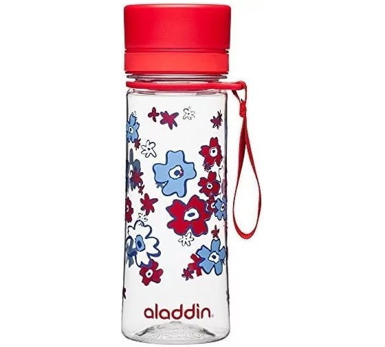 Бутылка Aladdin Aveo, с красным узором 10-01101-086