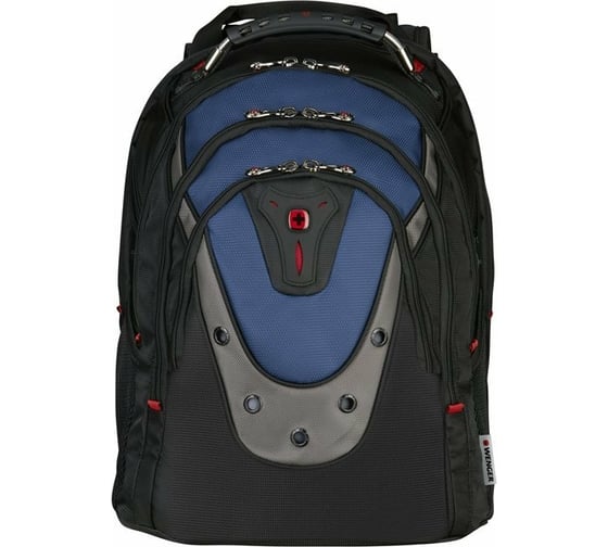 Рюкзак Wenger 17", черный/синий, 37х26х47 см, 23 л 600638