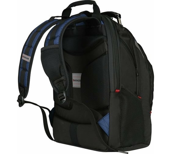 Рюкзак Wenger 17", черный/синий, 37х26х47 см, 23 л 600638