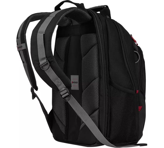 Рюкзак Wenger 16", черный/серый, полиэстер/ПВХ, 35х25х45 см, 21 л 600631