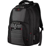 Рюкзак Wenger 16", черный/серый, полиэстер, 38х25х48 см, 25 л 600633