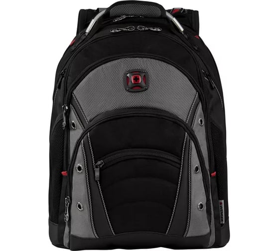 Рюкзак Wenger 16", черный/серый, 36x26x46 см, 26 л 600635