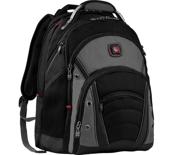 Рюкзак Wenger 16", черный/серый, 36x26x46 см, 26 л 600635