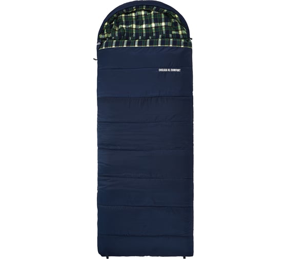 Спальный мешок TREK PLANET Chelsea XL Comfort, широкий с фланелью, левая молния, 70395-L