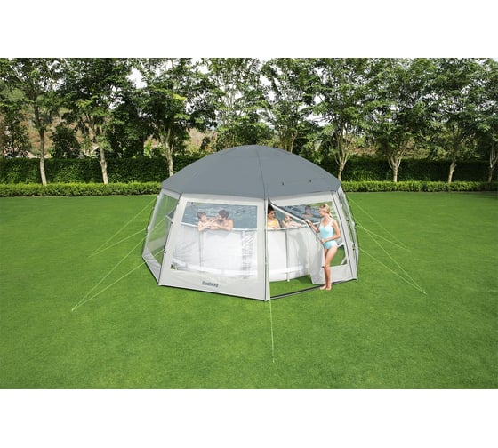 Круглый купол для бассейна Bestway 600x600x295см 58612 BW