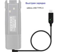 Аккумулятор для радиостанции Baofeng UV-82 3800млА с Type C 00029949