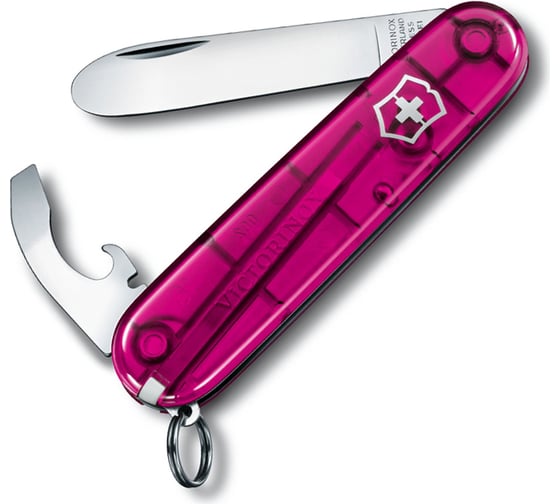 Нож Victorinox My First 84 мм, 9 функций, розовый 0.2363.T5