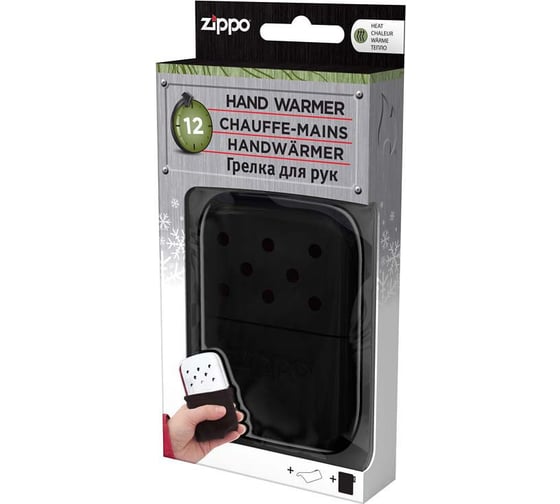 Зажигалка Zippo George Blaisdell с покрытием Black Ice, латунь/сталь, чёрная, глянцевая 49134