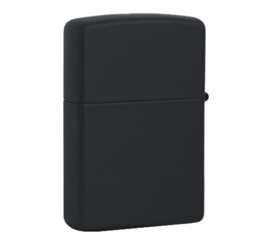 Зажигалка Zippo Mazzi с покрытием Black Matte, латунь/сталь, чёрная, матовая 49068