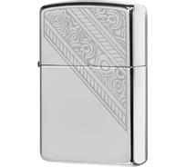 Зажигалка Zippo Classic с покрытием High Polish Chrome, латунь/сталь, серебристая, глянцевая 49165