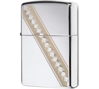 Зажигалка Zippo Classic с покрытием High Polish Chrome, латунь/сталь, серебристая, глянцевая 49168