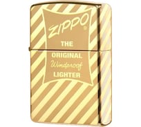 Зажигалка Zippo Vintage Box Top с покрытием High Polish Brass 49075