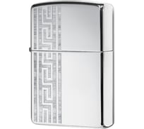 Зажигалка Zippo Classic с покрытием High Polish Chrome, латунь/сталь, серебристая, глянцевая 49170