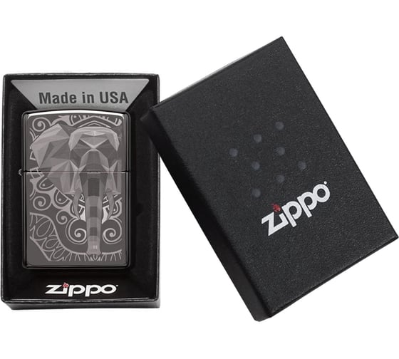 Зажигалка Zippo Elephant Fancy Fill Design 49074