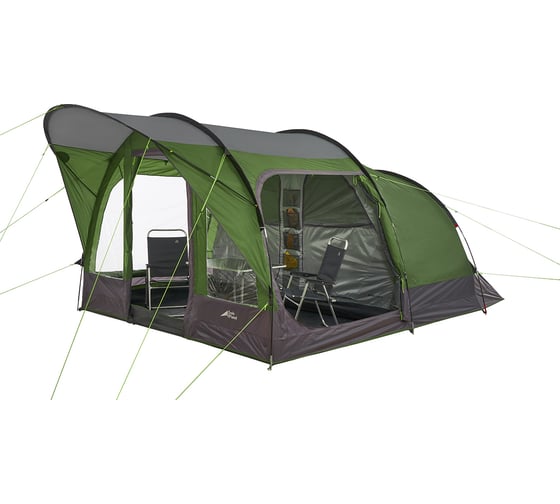 Четырехместная палатка TREK PLANET Siena Lux 4, зеленый 70244