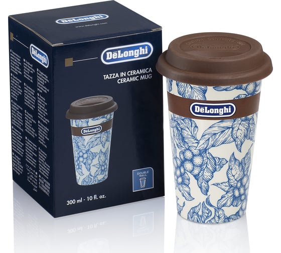 Термокружка DeLonghi DLSC064 BLU FLOWER 5513284481