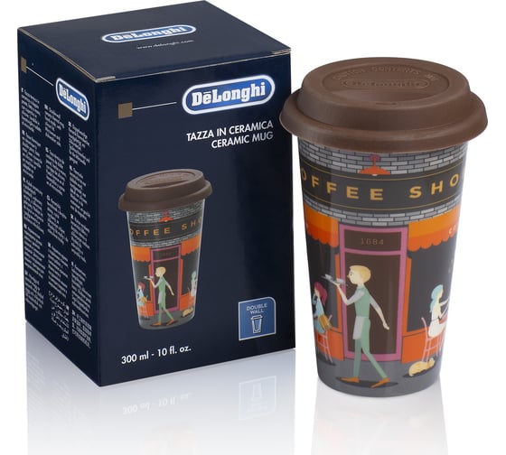 Термокружка DeLonghi DLSC066 COFFEE SHOP 5513284501