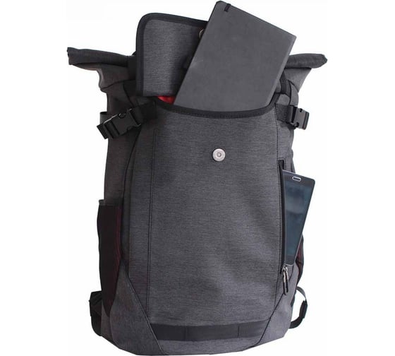 Рюкзак Vargu roll-x, серый, 30х44х13 см, 23 л V3.1
