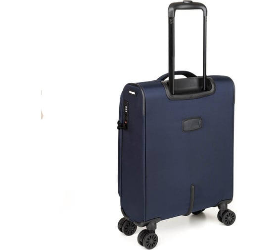 Чемодан Torber Brosno, синий, нейлон 600D, 36,5x20x54 см, 32 л T1901S-Blue