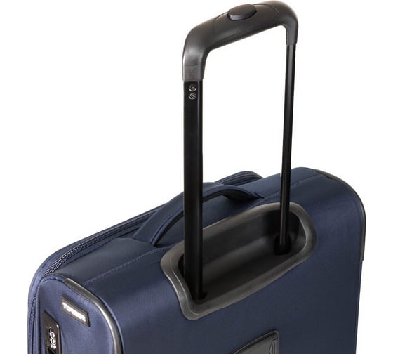 Чемодан Torber Brosno, синий, нейлон 600D, 36,5x20x54 см, 32 л T1901S-Blue