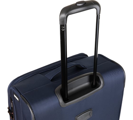 Чемодан Torber Brosno, синий, нейлон 600D, 48x30x78 см, 85 л T1901L-Blue
