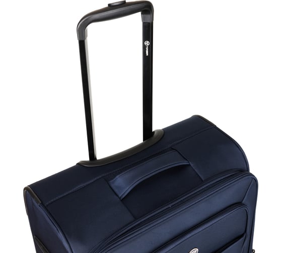 Чемодан Torber Brosno, синий, нейлон 600D, 48x30x78 см, 85 л T1901L-Blue