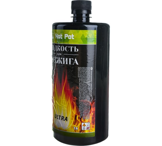 Жидкость для розжига Hot Pot ULTRA углеводородная, 1 л 61384