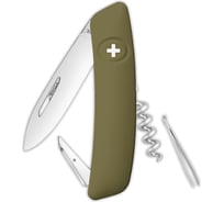 Швейцарский нож Swiza D01 Standard, 95 мм, 6 функций, темно-зеленый KNI.0010.1050