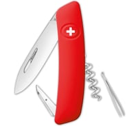Швейцарский нож Swiza D01 Standard, 95 мм, 6 функций, красный KNI.0010.1000