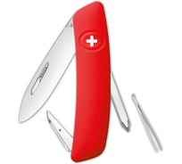 Швейцарский нож Swiza D02 Standard, 95 мм, 6 функций, красный KNI.0020.1000