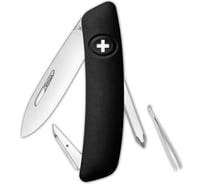 Швейцарский нож Swiza D02 Standard, 95 мм, 6 функций, черный KNI.0020.1010