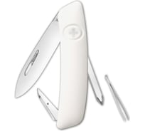 Швейцарский нож Swiza D02 Standard, 95 мм, 6 функций, белый KNI.0020.1020