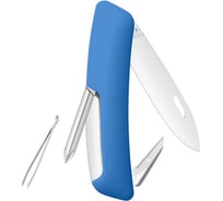 Швейцарский нож Swiza D02 Standard, 95 мм, 6 функций, синий KNI.0020.1030