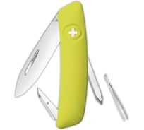 Швейцарский нож Swiza D02 Standard, 95 мм, 6 функций, салатовый KNI.0020.1080