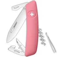 Швейцарский нож Swiza D03 Standard 95 мм, 11 функций, розовый KNI.0030.1910