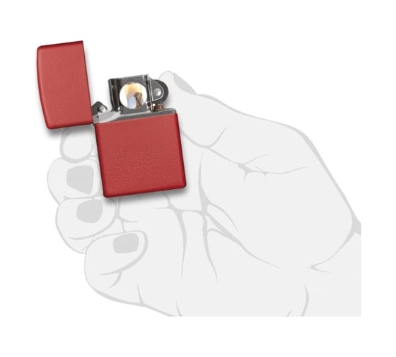 Зажигалка Zippo Red Matte 233