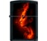 Зажигалка Zippo Девушка-огонь, латунь с покрытием Black Matte, чёрная, матовая, 36x12x56 мм 218 BURNING WOMAN 1