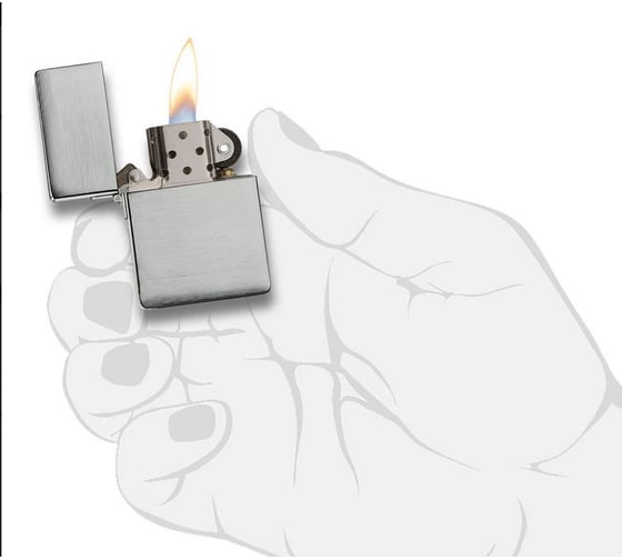 Зажигалка Zippo 1935 Replica с покрытием Brushed Chrome 1935.25