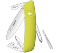 Швейцарский нож Swiza D04 Standard 95 мм, 11 функций, салатовый KNI.0040.1080