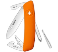Швейцарский нож Swiza D04 Standard 95 мм, 11 функций, оранжевый KNI.0040.1060