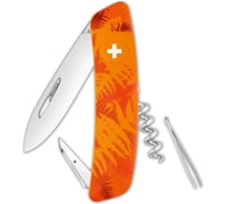 Швейцарский нож Swiza C01 Camouflage 95 мм, 6 функций, оранжевый KNI.0010.2060