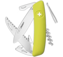 Швейцарский нож Swiza D05 Standard 95 мм, 12 функций, салатовый KNI.0050.1080