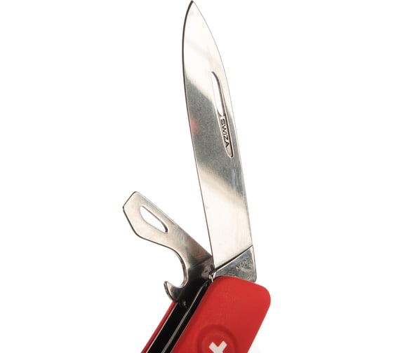 Швейцарский нож Swiza D05 Standard 95 мм, 12 функций, красный KNI.0050.1000