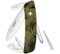 Швейцарский нож Swiza C04 Camouflage 95 мм, 11 функций, хаки KNI.0040.2050