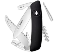 Швейцарский нож Swiza TT05 Tick Tool 95 мм, 12 функций, черный KNI.0090.1010