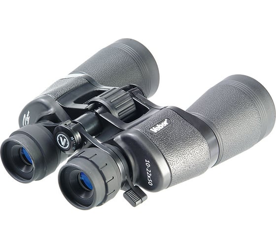 Бинокль Veber ZOOM 10-22x50 черный м22864